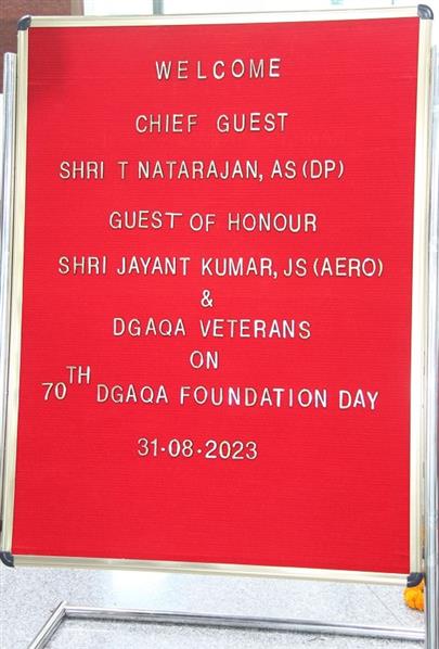 70th DGAQA Foundation Day